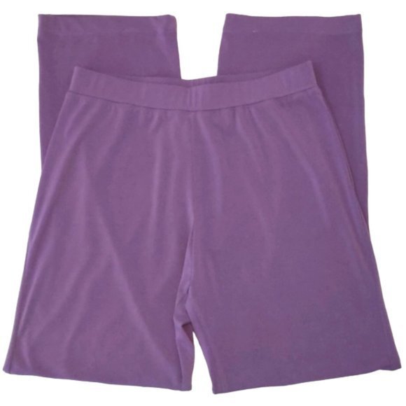 George Simonton Lavender Purple Jersey Pull On Pant Size Small EUC #4452 - Picture 2 of 7